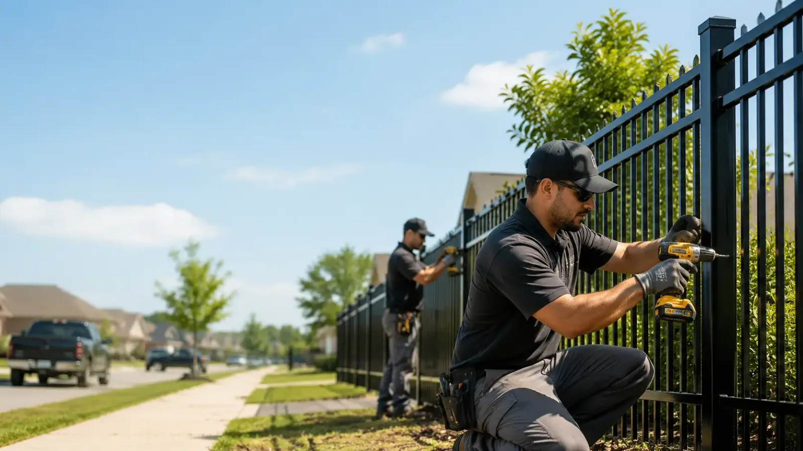 Metal Fence Installation in Suffolk, VA